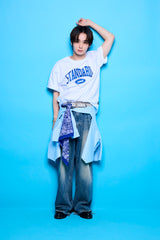 オクトパスフットボールTシャツ×バンダナ（ネイビー）