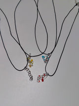 Pierced beads choker (4color)