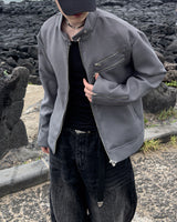 Rix tweed biker jacket