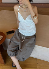HALTER BLOUSE TOP