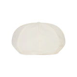 VA Curved Logo Easy Fit Newsboy Cap / Cream