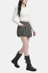 Luna Washed Cargo Balloon Skirt