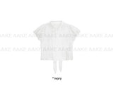 TIE SHEER SHIRT