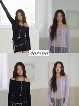 パールバートシャーリングリブ長袖Tシャツ
