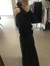 Whistle Angora Halter Neck Cardigan (3color)
