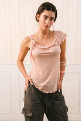 Maria top - indi pink