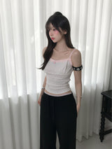 [MADE] ZANNE Fleur Rose Lace Sleeveless