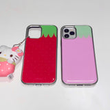 ​​pink strawberry (silver)
