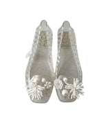 [ charm set / summer trend ] clear pearl jelly shoes
