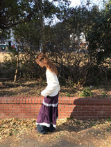 セターレースVネックニット
