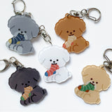 Puppy Sock Keyring