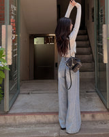 Yuko Tencel デニムパンツ