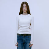 Double Layered Strap Top (IVORY)