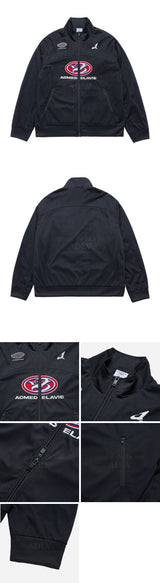 [24SS] シンボルニードルワークメッシュジャケット BLACK