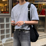 LMN Sandy Pigment Oversized Fit Short-Sleeved T-Shirt (5 colors)