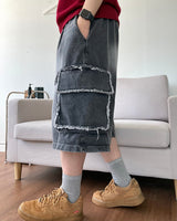 Indie Bermuda Cargo Denim Pants