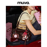 muva. ドンダン オイルワックスレザー ショルダーバッグ
