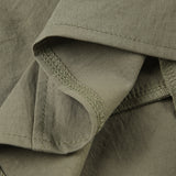 Ami khaki pocket stand long-sleeved shirt
