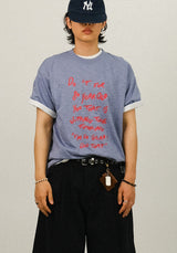 タウン ヴィンテージ レタリング ハーフスリーブ Tシャツ
