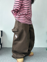 OSUワークカーペンターパッチパンツ💛🤎🖤 - 2 サイズ,３カラーズ