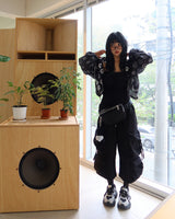 [UNISEX] Square hip belt mini bag