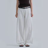 [Moriton] Rivet Cotton Wide Pants -2color