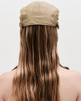 Embroidered Hunting Cap _ BEIGE