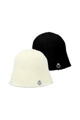Ivory puffy bucket hat (아이보리 뽀글이 버킷햇)