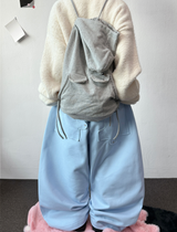Balloon Wide Puzzling Fuzzy Puzzle Balloon Long Pants 🩷🩵 3COLOR