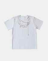 パール ネックレス Tシャツ