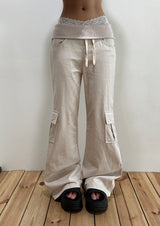 Fold West Cotton Semi-Cargo Bootcut Pants 4color