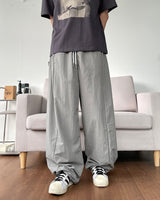 Side Snap Nylon Balloon Pants
