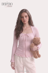 Pink Mood Slim Strap Top