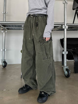 ウィリーウォッシュド ヴィンテージ ダイアゴナル カーゴパンツ