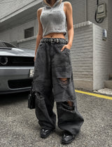 Rio camo damage back pocket balloon pants