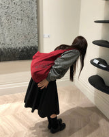 [ORIGINAL] Bellow Off-Shoulder Patch Sweatshirt