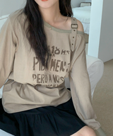 ユトワンオフショルダー Tシャツ