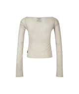CORSET SHEER LONG SLEEVE_BEIGE
