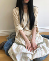 ミキムロールアップ7スリーブTシャツ