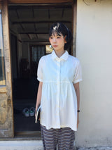 Melo Shirring Blouse (2color)