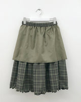 Gotham Check Frill Skirt (2color)