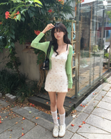 Knit crop cardigan