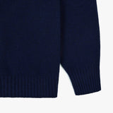 ストレンジャークラシックフィットエッセンシャルクルーネックセーター (Navy)