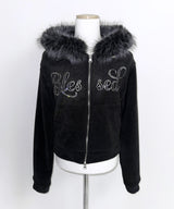 Alley Fur Hooded Zip-Up (3colors)