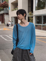 Lea Cut-Off Boat Neck Knit