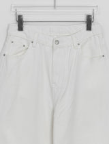 Huynh Cotton Brushed Denim Wide Pants
