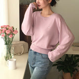 [MADE/夏ver.] ふわふわベーシックラウンドニット