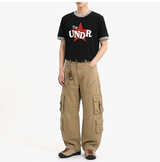 エッセンシャルスタンダード半袖リンガーTシャツ アンダースターブラック