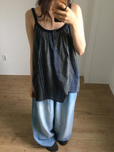 Humming Patchwork sleeveless (2color)