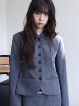 CLASSIC ROUND JACKET (GREY)